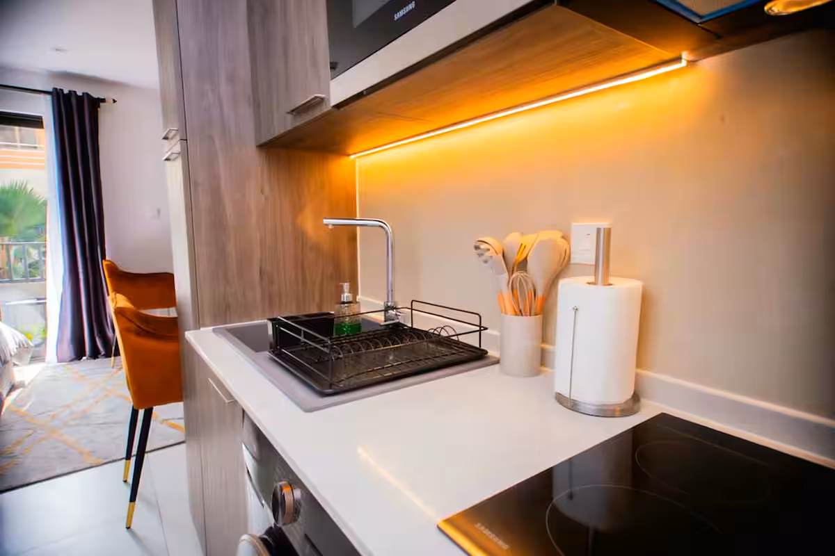 High-end kitchen with premium finishes